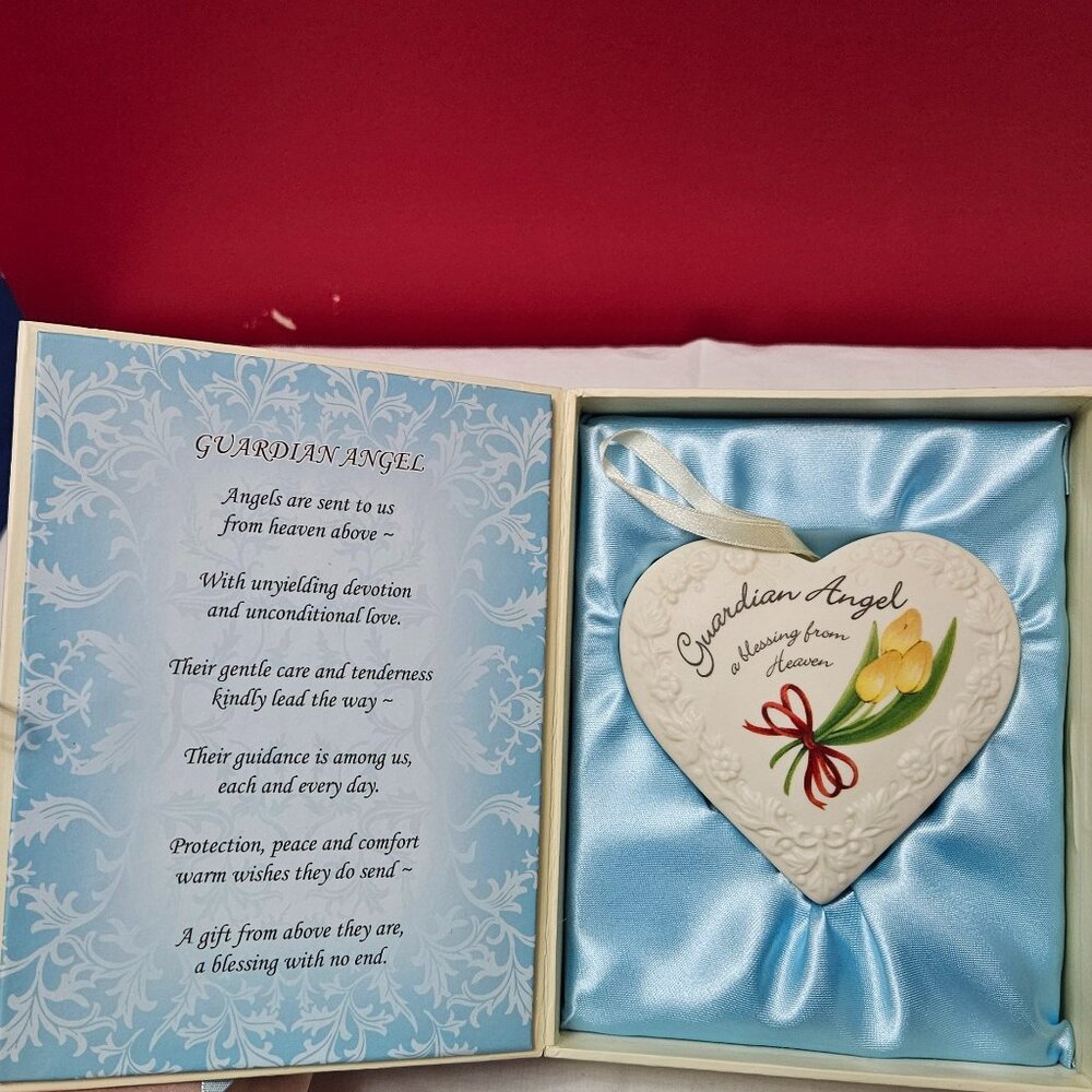 Someone Special Heart Shaped Guardian Angel Hanging Potpourri in Gift Box 2004
